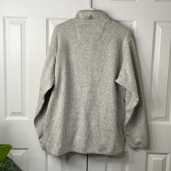 Antigua - Philadelphia 76ers Fortune Full Zip Jacket Oatmeal Heather Men's XL - Picture 7 of 9